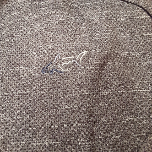 GREG NORMAN GOLF Heather grey/Light grey ,1/4 Zip up L/S Pullover Mens Size XXL. - Picture 2 of 11